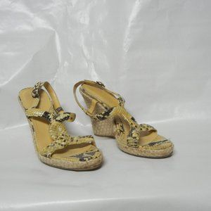 Via Spiga Wedge - Snakeskin pattern - Size 6